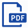 Pdf icon blue